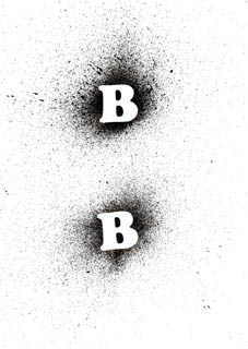 Spray_alphabetB_B